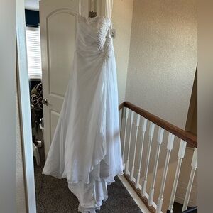 Woman’s wedding dress